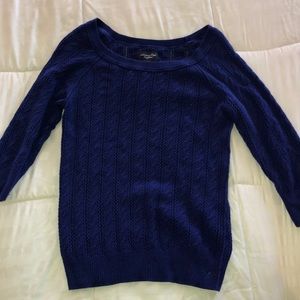 Cute royal blue sweater